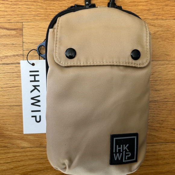 IHKWIP The Everyday Essentials Crossbody Bag Gray Water Resistant NIB